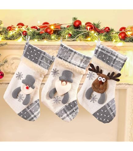 Chaussette De Noël Personnalisée Avec Prénom - Décoration Sapin Et Cheminée Kaululu