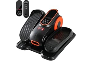 ‎LIFERUN Mini Ellipsentrainer Untertisch Elektrischer Crosstrainer Electric Elliptical Trainer mit Fernbedienung Pedaltrainer Beintrainer Adjustable Speed Stepper für Zuhause Büro Teenager Senioren