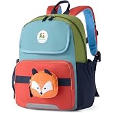 PROTAURI Children's Backpack with Coin Purse Boys Girls 3-6 Years 12L, blue | Chest Strap with Whistle, Reflective, Ergonomic