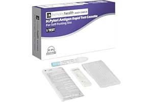 Kit de Test à Domicile Berkeley Health Easy Check Antigène H. Pylori pour Ulcères Gastriques | Détecte Helicobacter Pylori (H. Pylori) dans les Fèces Humaines | Rapide et 97,8% Précis | 1 Test