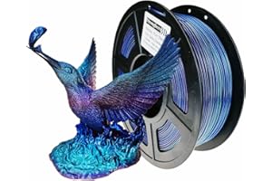 Stronghero3D Filament do drukarki 3D PLA 1,75 mm Vertigo Galaxy Rainbow Wielokolorowe Dokładność +/-0,05 mm Waga netto 1 kg (2,3 funta) dla Ender3 Prusa