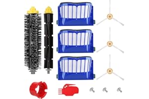 LEADAYBETTER Pièces de Rechange pour iRobot Roomba 600 Series 605 610 614 616 620 621 625 630 635 640 650 660 665 670 671 676 680 681 690 695 695 696 697 Brosses Accessoires pour iRobot Roomba Aspirateur