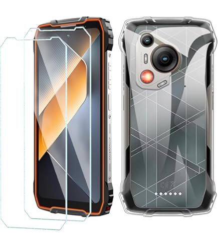 LYZXMY Coque Pour Blackview BL7000 (6.78") Noir Housse 1 X Verre