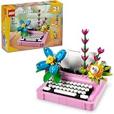 LEGO Creator 3&rsquo;&uuml; 1 Arada &Ccedil;i&ccedil;ekli Daktilo 31169-8 Yaş ve &Uuml;zeri &Ccedil;ocuklar i&ccedil;in Keytar veya Saksıya D&ouml;n&uuml;şebilen Yaratıcı Oyuncak 