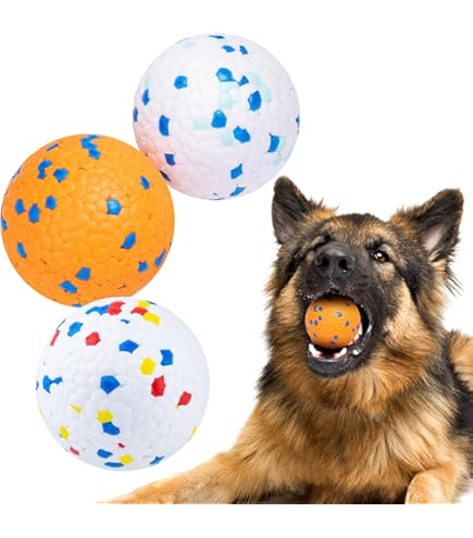 Pilikoll 6 Stuks 5cm Hondenballen Speelgoed voor Kleine en Middelgrote Honden Onverwoestbare Hondenballen Speelgoed Hondenballen Tennisbal Speelgoed E-TPU Poten Mighty bal honden Speelgoed Bewegende
