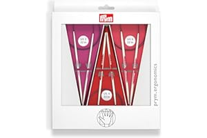 Prym Confezione da 3 ferri da maglia circolari assortiti