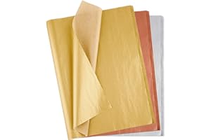 MIAHART 50 fogli di carta velina alla rinfusa 20X14 pollici avvolgere l'accessorio per avvolgere la carta da imballaggio per decorazioni di nozze fai da te triturato riempimento coriandoli
