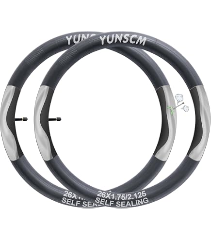 2 Chambres à Air 26 Pouces - Valve Schrader 32mm - Compatibles 26x1.75 à 2.125 - Pour VTT, Ville, Route