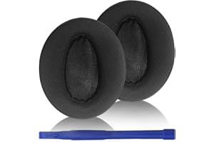 Adhiper HD 450BT nauszniki kompatybilne z Sennheiser HD 4.50BT, HD 4.50BTNC, HD 4.40BT, HD 350BT, nauszniki z oddychającą siateczką i pianką memory (siatka/czarne)