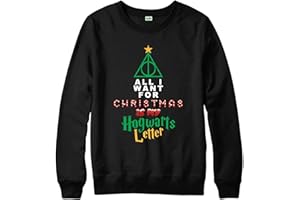 SH ENTERPRISES Harry Potter Christmas Jumper, Hogwarts Xmas Festive Adult & Kids Jumper Top
