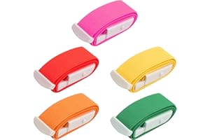 DRWOSM 5 Stücke Tourniquet Venenstauer Stauschlauch Medizinisches Tourniquets Blutabnahme Fast Tourniquet mit einzigartigem Verschlusssystem Quick Release Schnalle Abbindesystem für Outdoor Sportarten