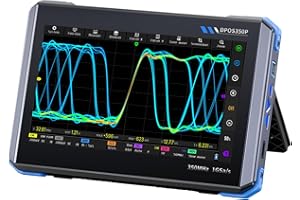 DEWIN Digitales Oszilloskop, DPOS350P 4-in-1 350mHz 1GSPS Tablet-oszilloskop Signalgenerator Spektrumanalysator Frequenzganganalysator