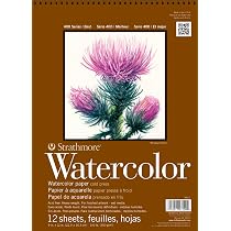 9 X 12 - 140Lb freddo Press 24 fogli di Strathmore acquerello carta