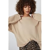 Kayık Yaka Oversize Sweatshirt