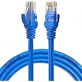 Furalis Cat6 Ethernet Kablosu (5 METRE) - 1000 Mbps&rsquo;e Kadar Veri aktarımı - Fabrikasyon RJ45 Konnekt&ouml;rl&uuml; - Mavi