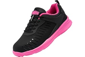 LARNMERN Chaussures de Sécurité Hommes Femme Anti-Piercing Baskets de Sécurité Embout en Acier Réfléchissant Chaussure de Travail Légere Respirant