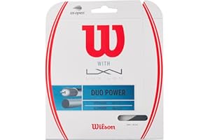 Wilson Duo Tenis, 12.2 m, Cordaje híbrido de Luxilon, Unisex