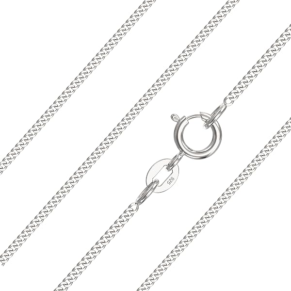 Collana Catenina Odinstone In Argento 925 - 1,2 Mm Sottile E Resistente - Regalo Donna