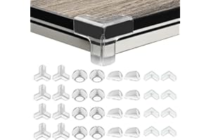 QIXINGYL Lot de 32 protections d'angle pour enfants, protections d'angle de meubles, protections d'angle de sécurité pour enfants, protection des coins de table pour la sécurité des bébés et des coins de table
