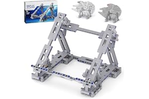 MILLIONSPRING Espositore per Lego 75389 Dark Falcon Starship, supporto per Lego Millennium Falcon 75105, regalo e film da collezione per adulti, 216 pezzi