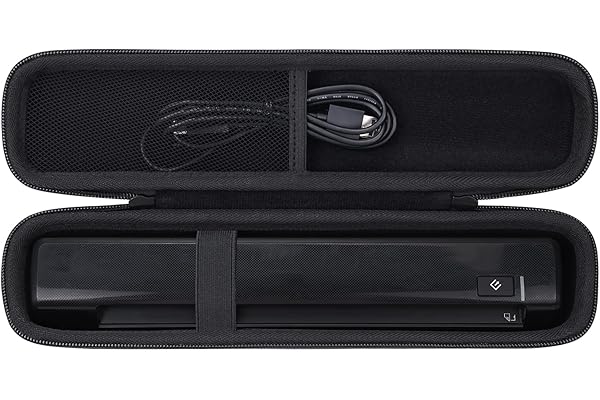 co2CREA Dur Étui de Voyage Rigide Housse Cas pour epson Workforce ES-50,ES-60W /DS-70,DS-80S - Scanners(boîte Seule,Case Only)