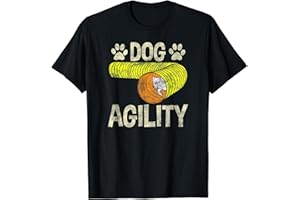 DOG TRAINER GIFT FOR PET ANIMAL LOVER Funny Dog Agility Lover Puppy Sports Maglietta