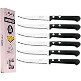 Arcos | Table Knives (6 Units) | Stainless Steel Knives with Saw Knife Cutlet Knives | Made in Spain