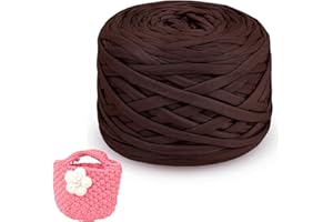SDNAM Trapillo para Crochet 285gx1/2/4 Hilo Para Tejer a Crochet Hilo Macrame, Cinta Hilo Trapillo Cuerda Macrame para Tejer Cestas de Ganchillo, Bolsos, Colgante de Pared, Mantas (Color : 13@, Size : 100