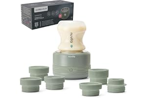 Nuvita 1166 Warm70 Scaldabiberon Portatile Senza Fili 70°C – Ricaricabile USB, Compatibile Universale, 5 Livelli di Temperatura Fino a 70°C, Riscaldamento Rapido 2,5 Min, Mantiene Caldo 6 Ore