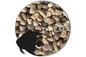 Anbobo Müller GmbH - Aquarium Sand/Aquarium Kies - 25 KG - 5,6-8,0mm - Natur - Deutsche Premiumqualität