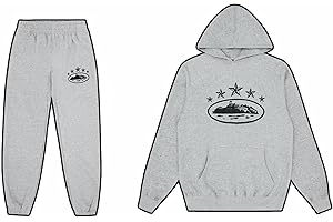 Lyoveu Chaqueta Chándal Corteiz Chándal holgado con capucha