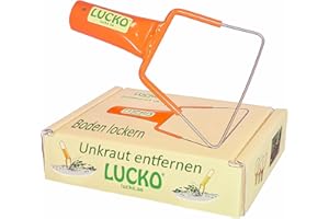 LUCKO Drahthacke LH12 Unkrautkratzer Gartenwerkzeug Gartengeräte Gartenkralle für Unkraut Entferner Gerät Unkrautjäter Unkrautstecher für Langem Stiel