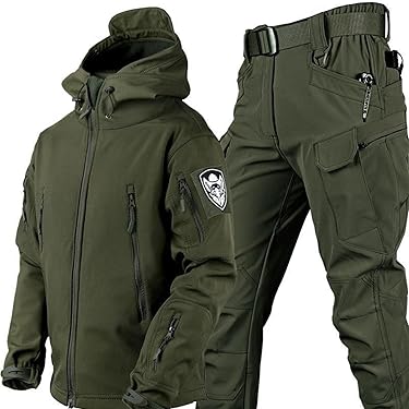 Survêtement De Pêche Pour Homme - Manteau à Capuche Et Pantalon De