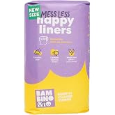 Bambino Mio, Super Soft Diaper Liners 100 Count (16cm x 29cm) | Soft, Biodegradable Diaper Liner - Stay-Dry Comfort, Easy to