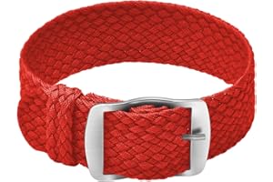 ULLCHRO Nylon Bracelet Montre Remplacer Haute Qualité Perlon Tissé Bracelet Montre NATO Homme Femme - 14, 16, 18, 20, 22mm Montre Bracelet avec Acier Inoxydable Boucle