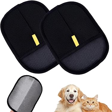 Fellmagnet Handschuhe Für Hunde & Katzen - Doppelseitig, Antistatisch, Waschbar (2 Stück)
