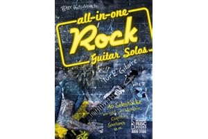 All in One. Rock Guitar Solos für E-Gitarre: 10 Solostücke im Stil von Hendrix, Clapton, Santana u.a. Noten und Tabulaturen. Mit CD