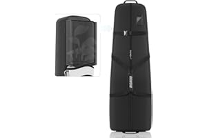 RIOROO Sac de Voyage de Golf avec roulettes Oxford Robuste, résistant à l’Usure et étanche Étui de Sac de Voyage Durable et rembourré pour Les Clubs, Facile à Transporter ou à Rouler