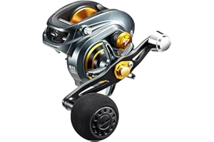 Piscifun Alijoz Baitcaster Fishing Reel, 300 Size Aluminum Frame Baitcasting Reel, 33Lbs Max Drag, Freshwater & Saltwater Low Profile Casting Reel for Musky, Available in 6.6:1/8.1:1 Gear Ratio