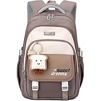 Amythe Rugzak voor meisjes, lichte en ergonomische basisschooltas voor