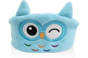 OAAO 1 Piece of Children's Headphones, Children's Wireless Bluetooth Headband, Children's Noise Reduction Headphones, Sleep Mask Headphones, Wireless Headband Headphones, Children's Stereo Music (Blue)
