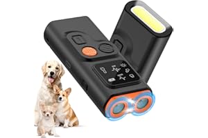 BIRDTOBR Dispositivo Antiladridos para Perros, Ultrasónicos Ahuyentador de Perros de Mano, Recargable Anti Ladridos Alcance Efectivo, Repelente para Perros Pequeños y Grandes de 6M