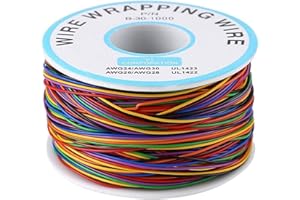 ARCELI Cavo di avvolgimento Test di isolamento 280M, colorato P/N B-30-1000 Cavo di prova in rame colorato a isolamento di 280M a 8 fili