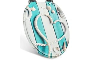 Xonic Design WC-Sitz - Premium Klo-Deckel - Toilettensitz mit Absenkautomatik - hochwertige Klobrille mit Motiv - MDF103