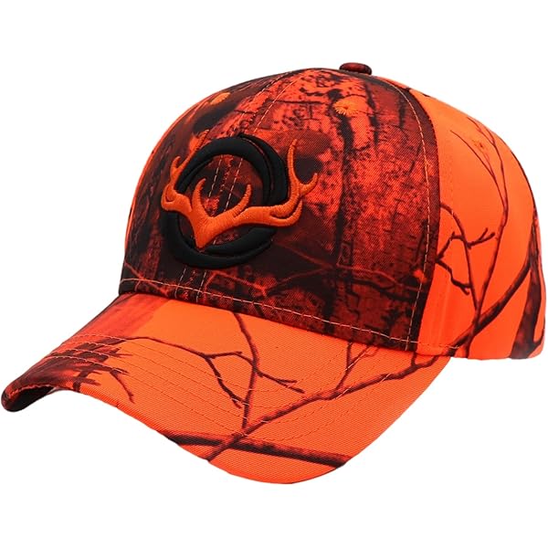 Casquette De Chasse Realtree Camouflage Orange International Trucks Neuve