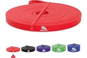 Coresteady Élastique Traction | Bande Élastique Traction Assistée | Bande de Traction pour Powerlifting, Yoga, Exercices de Mobilité et d'Étirement | pour Homme & Femme