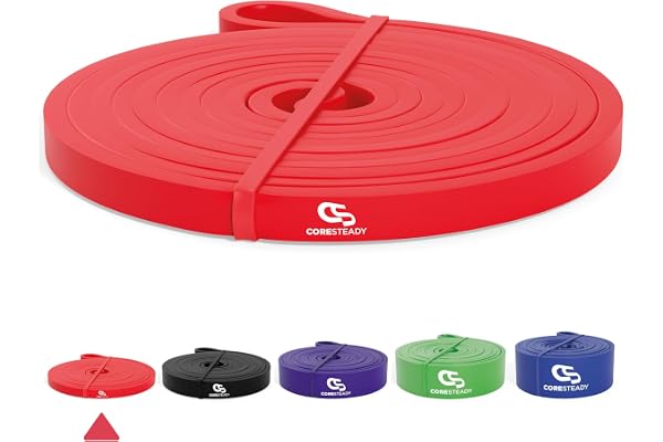 Coresteady Élastique Traction | Bande Élastique Traction Assistée | Bande de Traction pour Powerlifting, Yoga, Exercices de Mobilité et d'Étirement | pour Homme & Femme