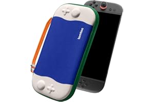 tomtoc Slim Etui Torba na Nintendo Switch 2 model 2025, przenośny futerał podróżny Carry Case z 12 wkładami do gier, twarda obudowa dla konsoli z oryginalnym patentem i ochroną klasy wojskowej