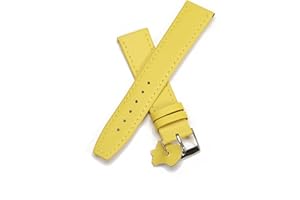 GL LEATHER ACCESSORIES Ladies Womens Leather Thin Watch Strap 19 Colours 12mm - 24mm