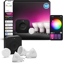 Bandeau LED Philips Hue Flux 3m - Couleurs Vives, Lumière Blanche, Découpable, Extensible - Contrôle Vocal/appli
